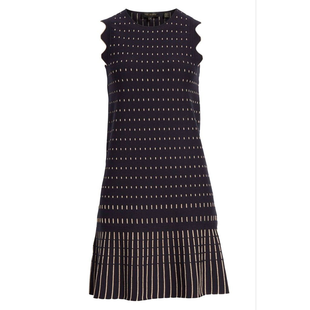 scoop neck knit dress Nude Knit Dress Long Sleeve Scoop Neck Mini