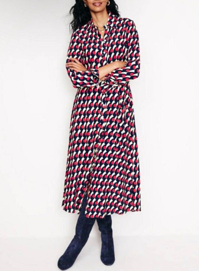 Boden Kate Longsleeve Midi Shirt Dress - Size 2R Chic Boutique Consignments Boden Kate Longsleeve Midi Shirt Dress - Size 2R Chic Boutique Consignments