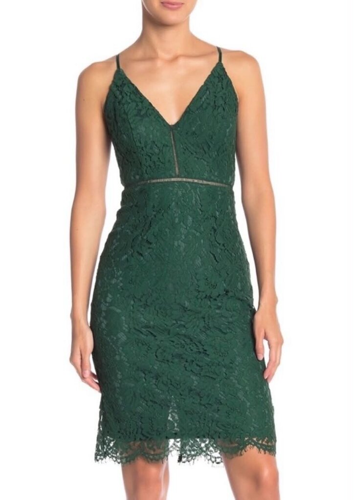 ASTR Lace Midi Dress