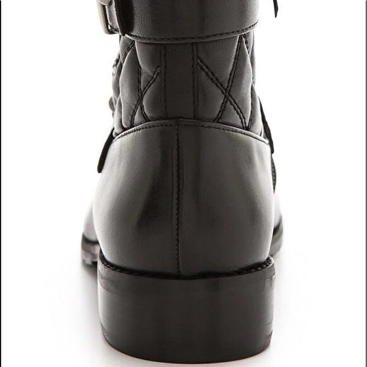 Stuart Weitzman Leather Quilted Booties - Size 7