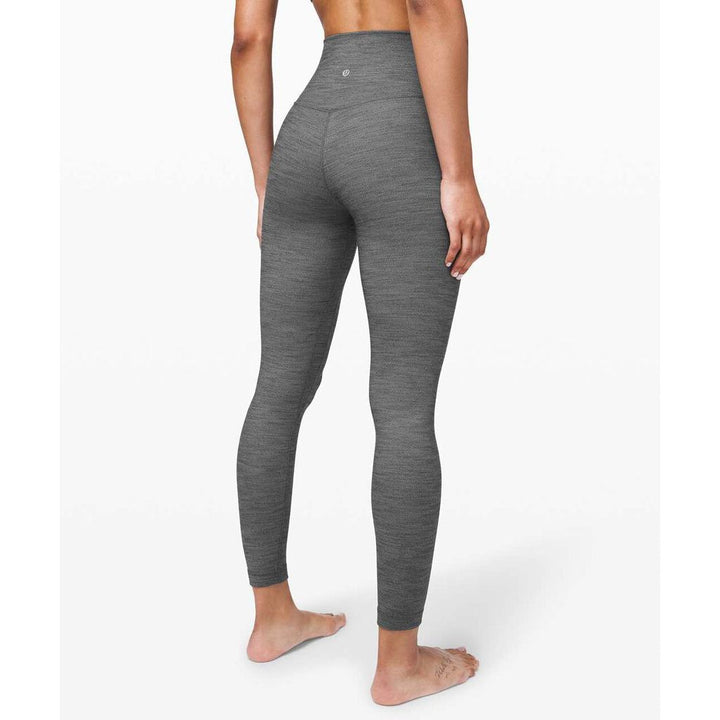 Lululemon Align Pant II 25" in Mini Heathered Herringbone Heathered Black White / Black - Size 2