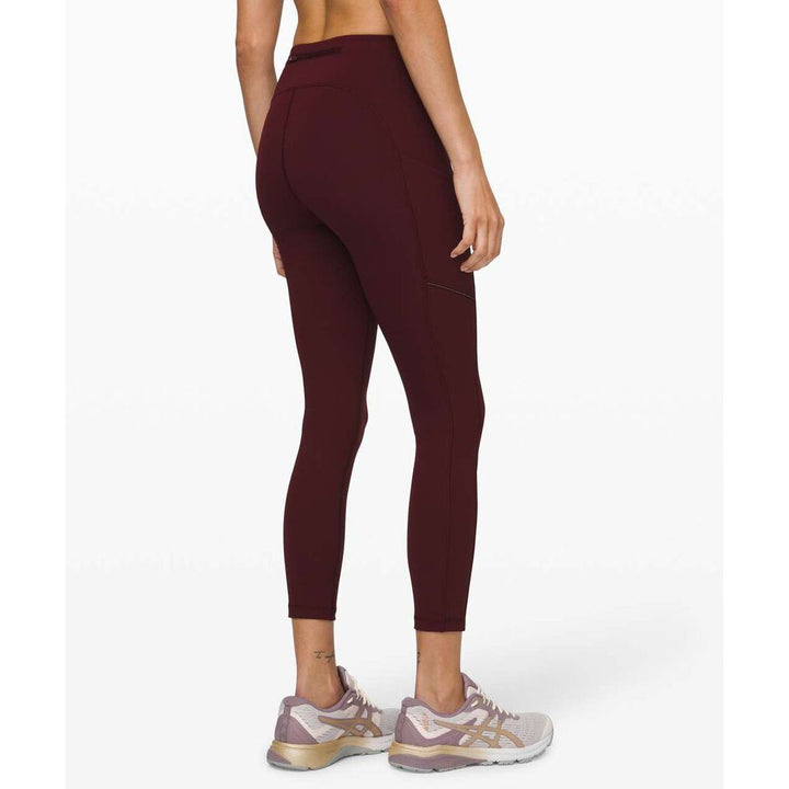 Lululemon Speed Up Tight 25" in Garnet - Size 2