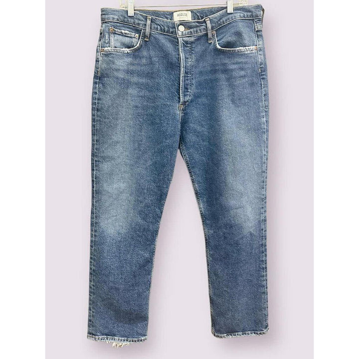 AGolde Riley Crop in Silence - Size 32