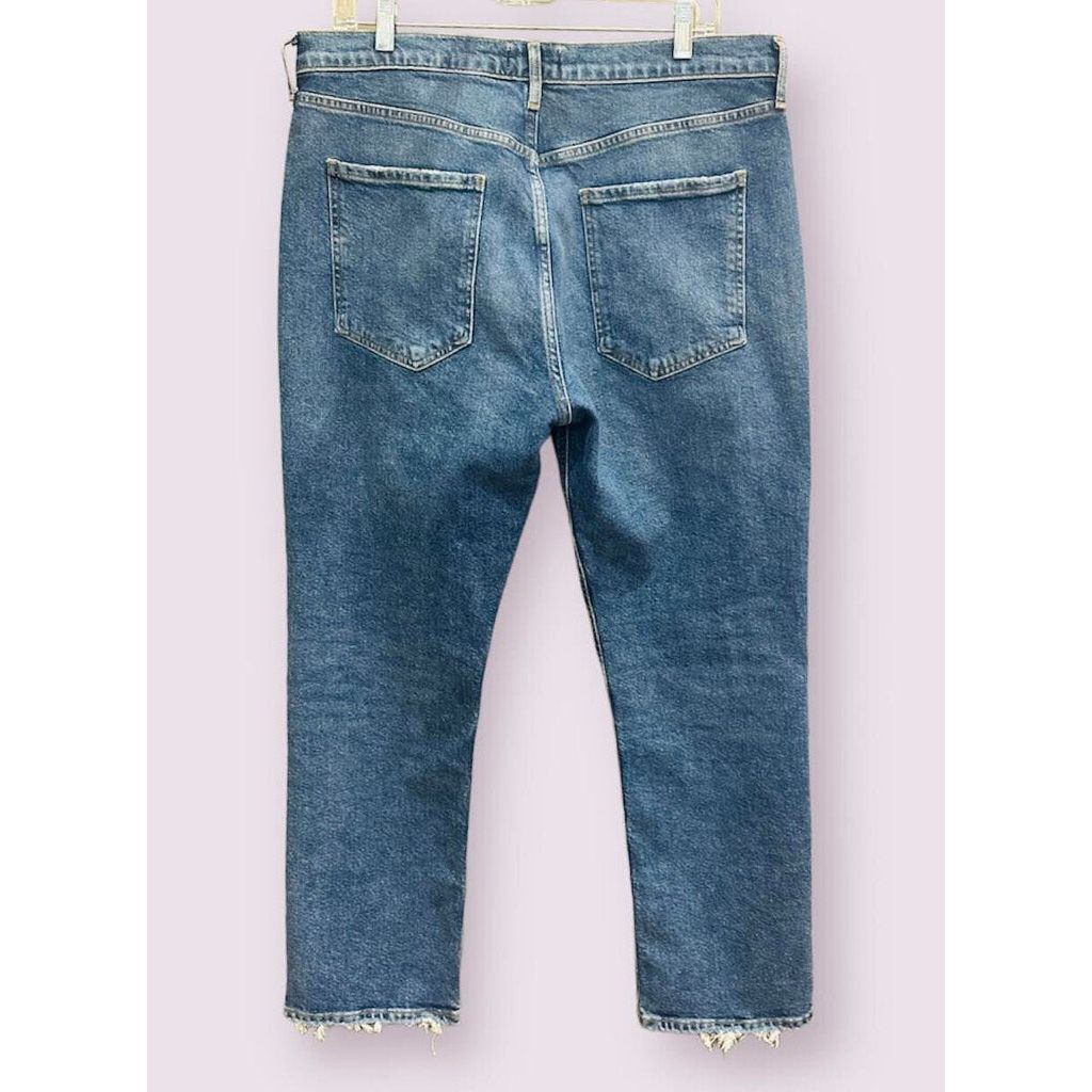 AGolde Riley Crop in Silence - Size 32