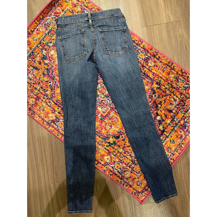 Frame Distressed Skinny Jeans - Size 24