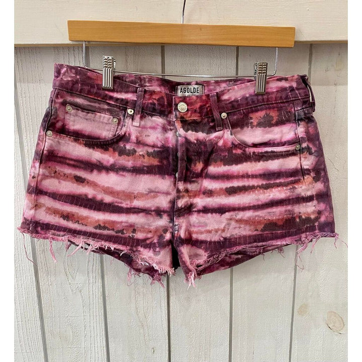 AGOLDE Parker Tie-Dye Shorts - Size 29