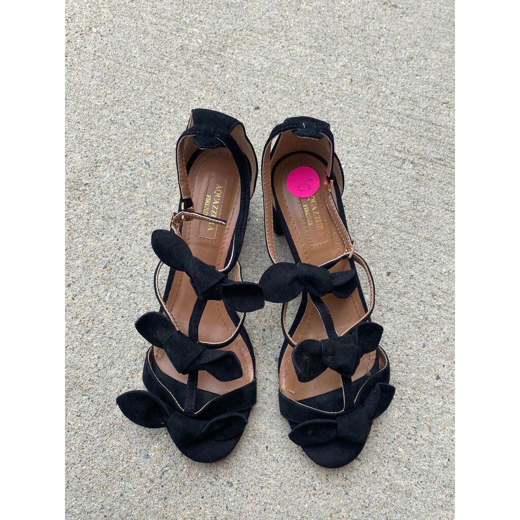 Aquazzura Firenze Bow Heels - Size 37