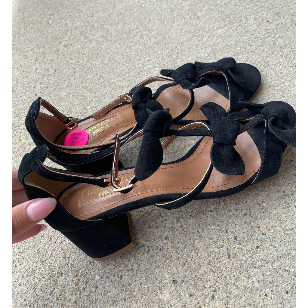 Aquazzura Firenze Bow Heels - Size 37