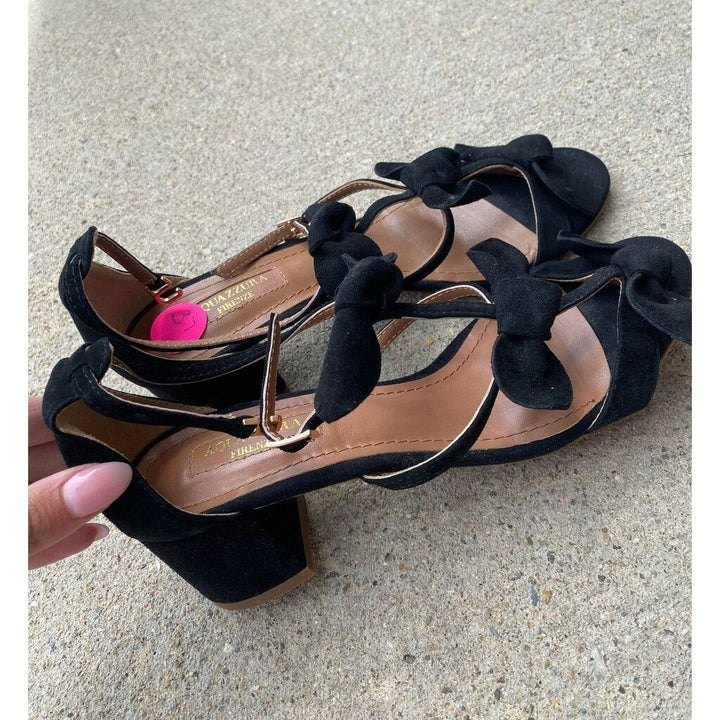 Aquazzura Firenze Bow Heels - Size 37