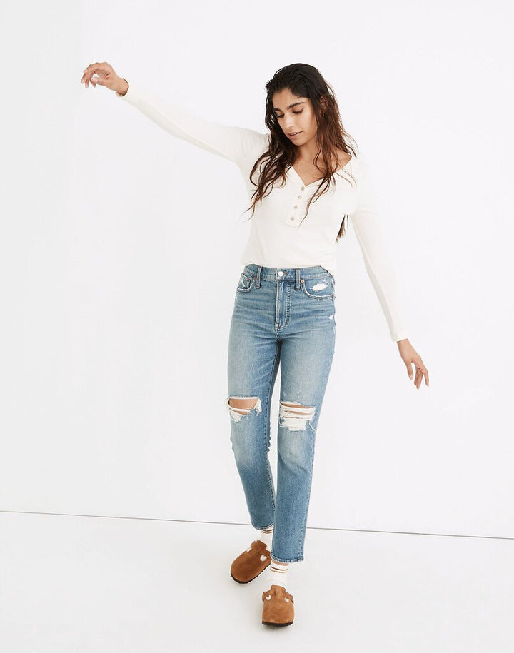 Madewell The Perfect Vintage Jean in Denman Wash - Size 24