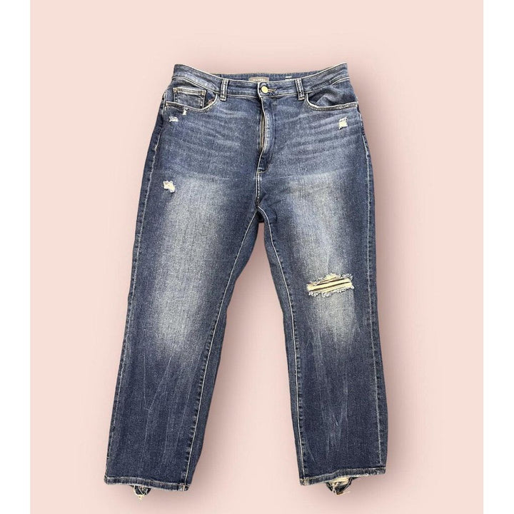 DL1961 Jerry High-Rise Vintage Straight Jean in Edmund - Size 31