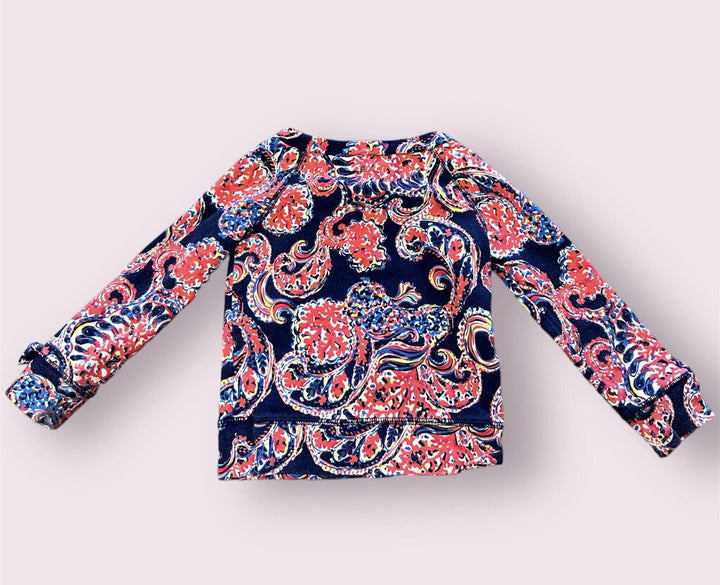 Lilly Pulitzer Mini Kingsley Pullover in For The Halibut - Size XS