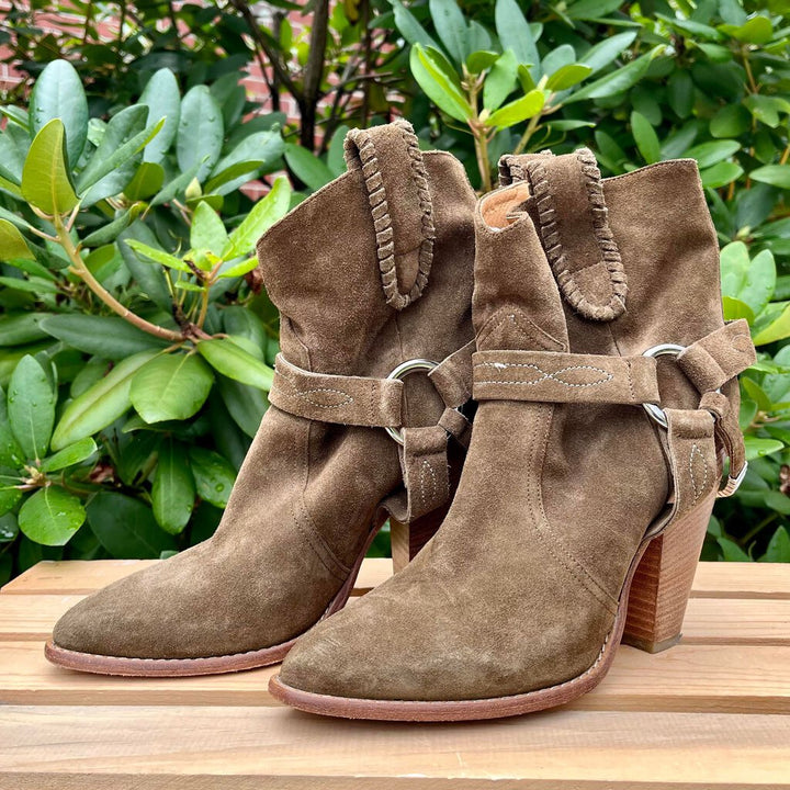 Isabel Marant Rawson Ankle Booties - Size 39