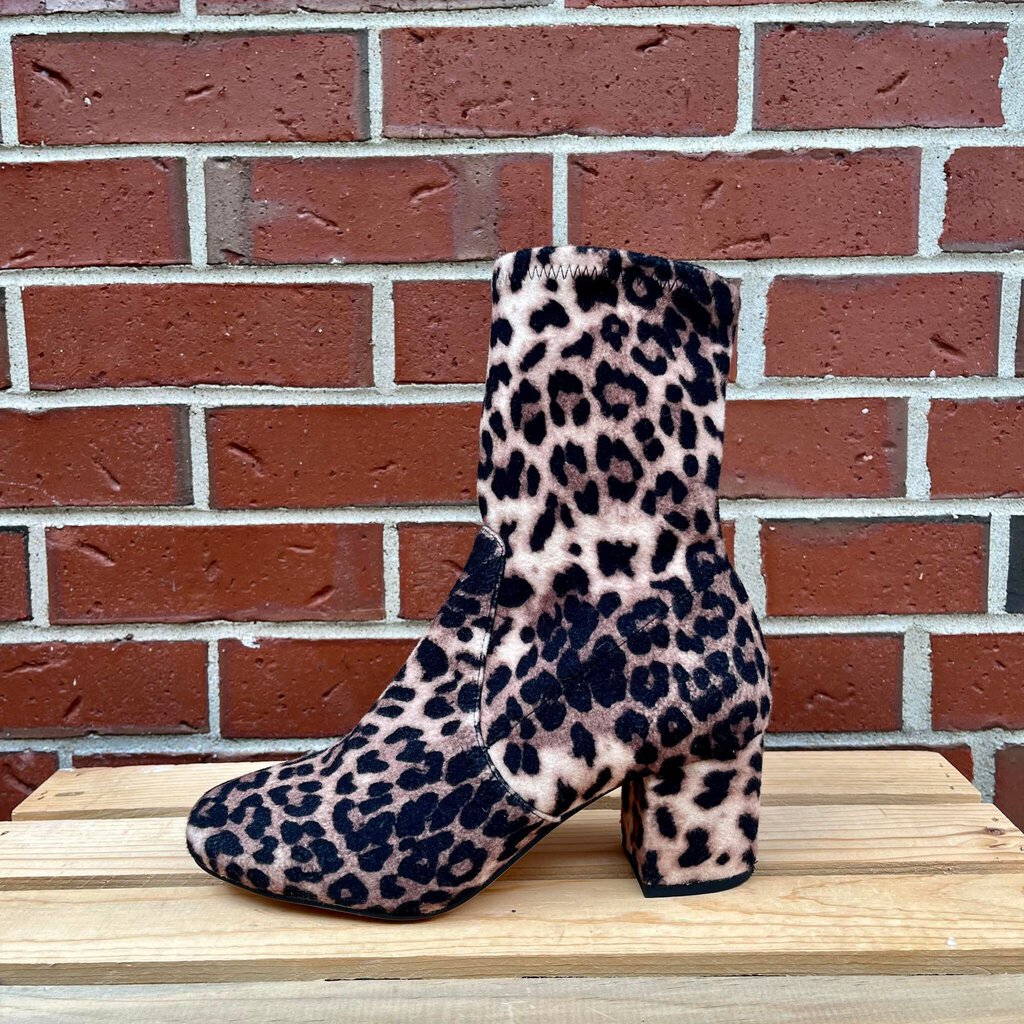 Silent D Careful Cheetah Print Boots - Size 36