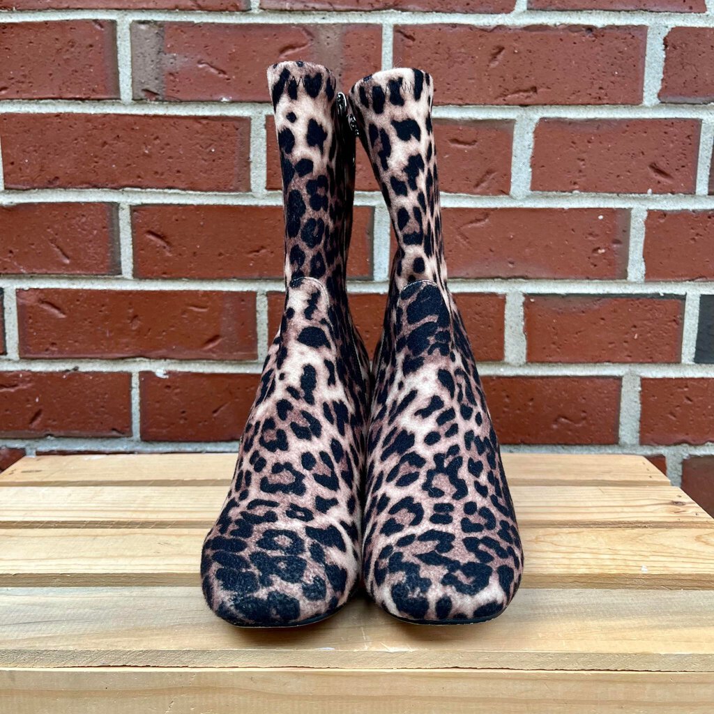 Silent D Careful Cheetah Print Boots - Size 36