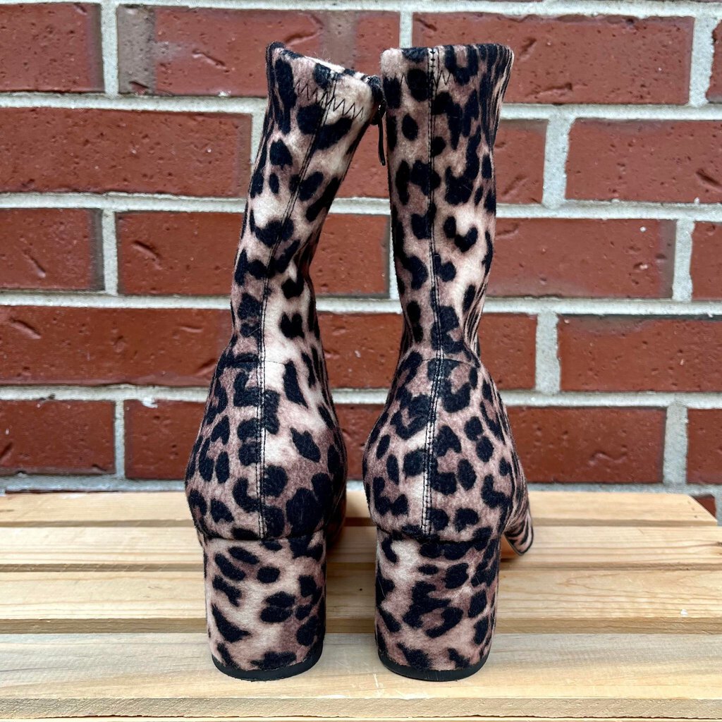 Silent D Careful Cheetah Print Boots - Size 36