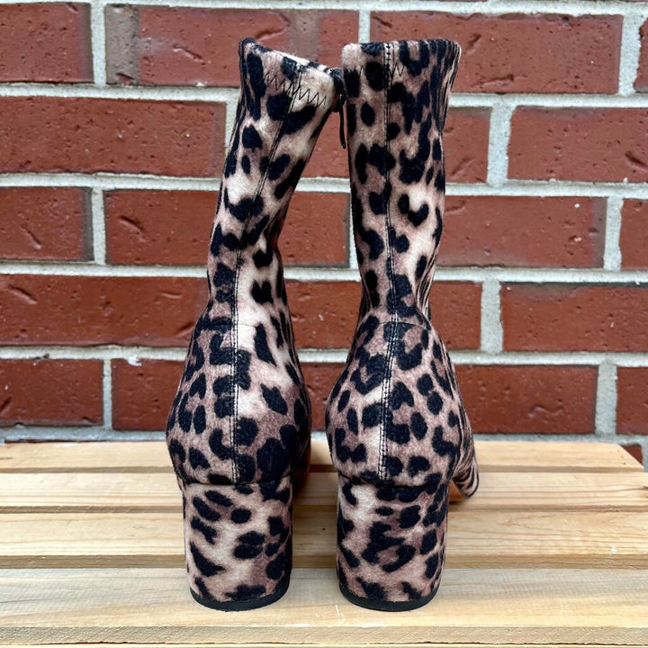 Silent D Careful Cheetah Print Boots - Size 36