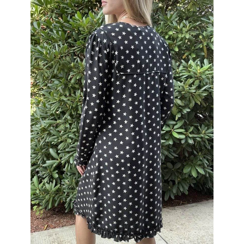 J. Crew NWT Silk Star Print Dress - Size 4