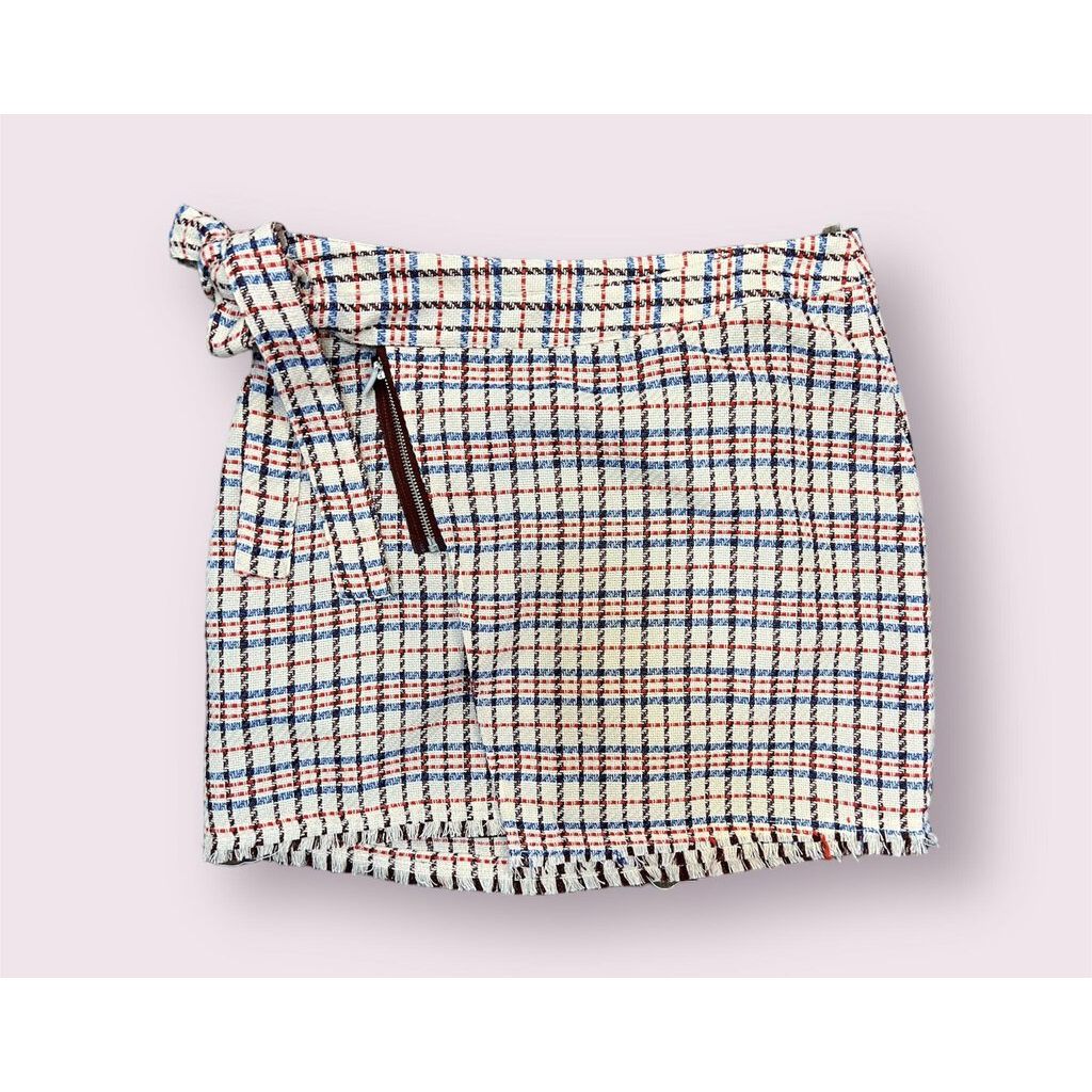 Scotch & Soda NWT Plaid Tweed Skirt- Size Medium