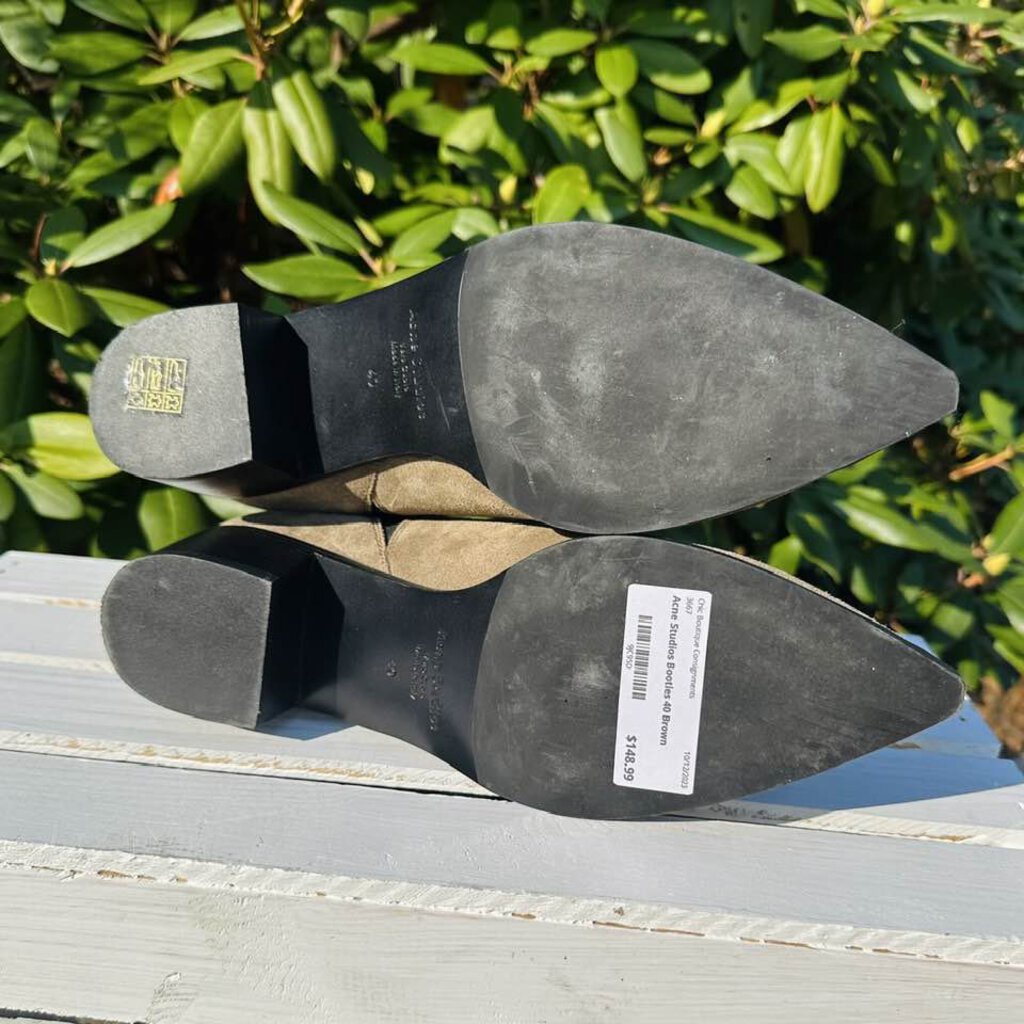 Acne Studios Jensen Suede Bootie - Size 40