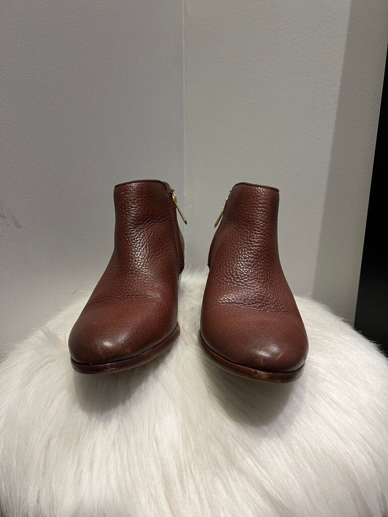 Sam Edelman Petty Leather Ankle Booties - Size 8.5