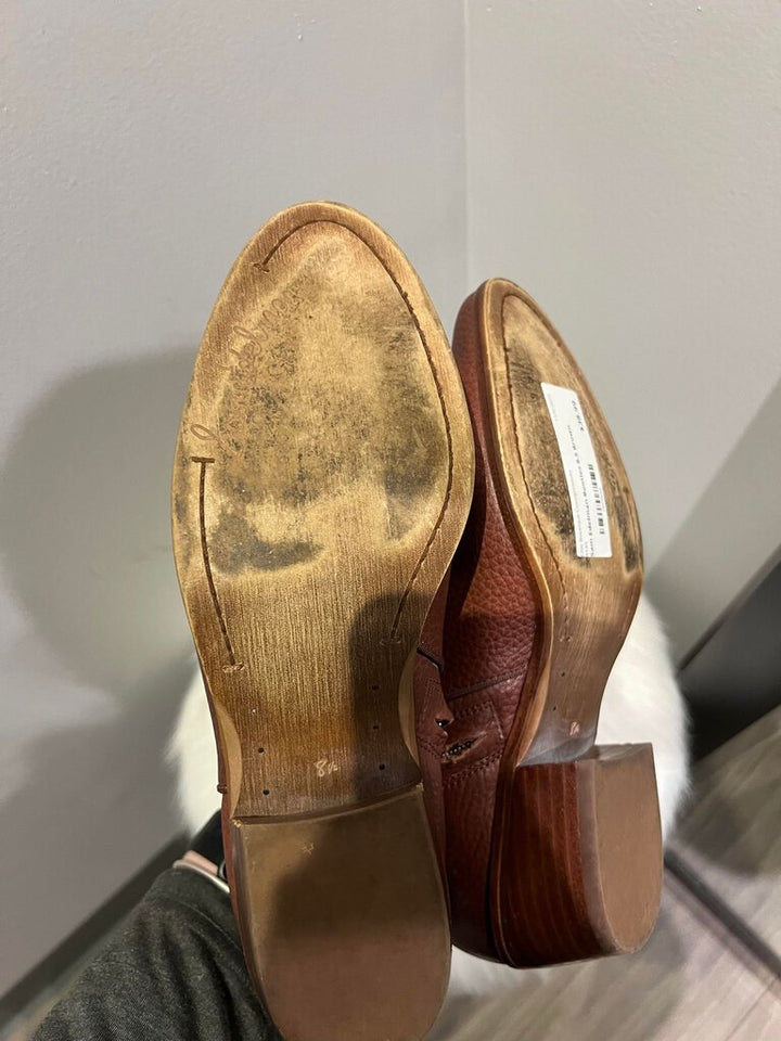 Sam Edelman Petty Leather Ankle Booties - Size 8.5