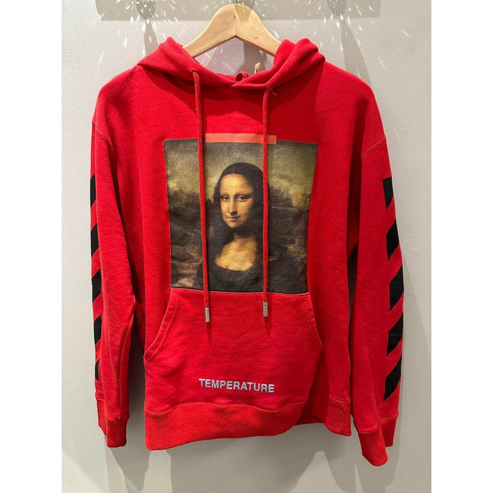 OFF-WHITE Mona Lisa Temperature Hoodie - Size Small