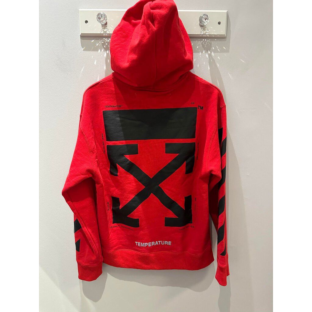 OFF-WHITE Mona Lisa Temperature Hoodie - Size Small