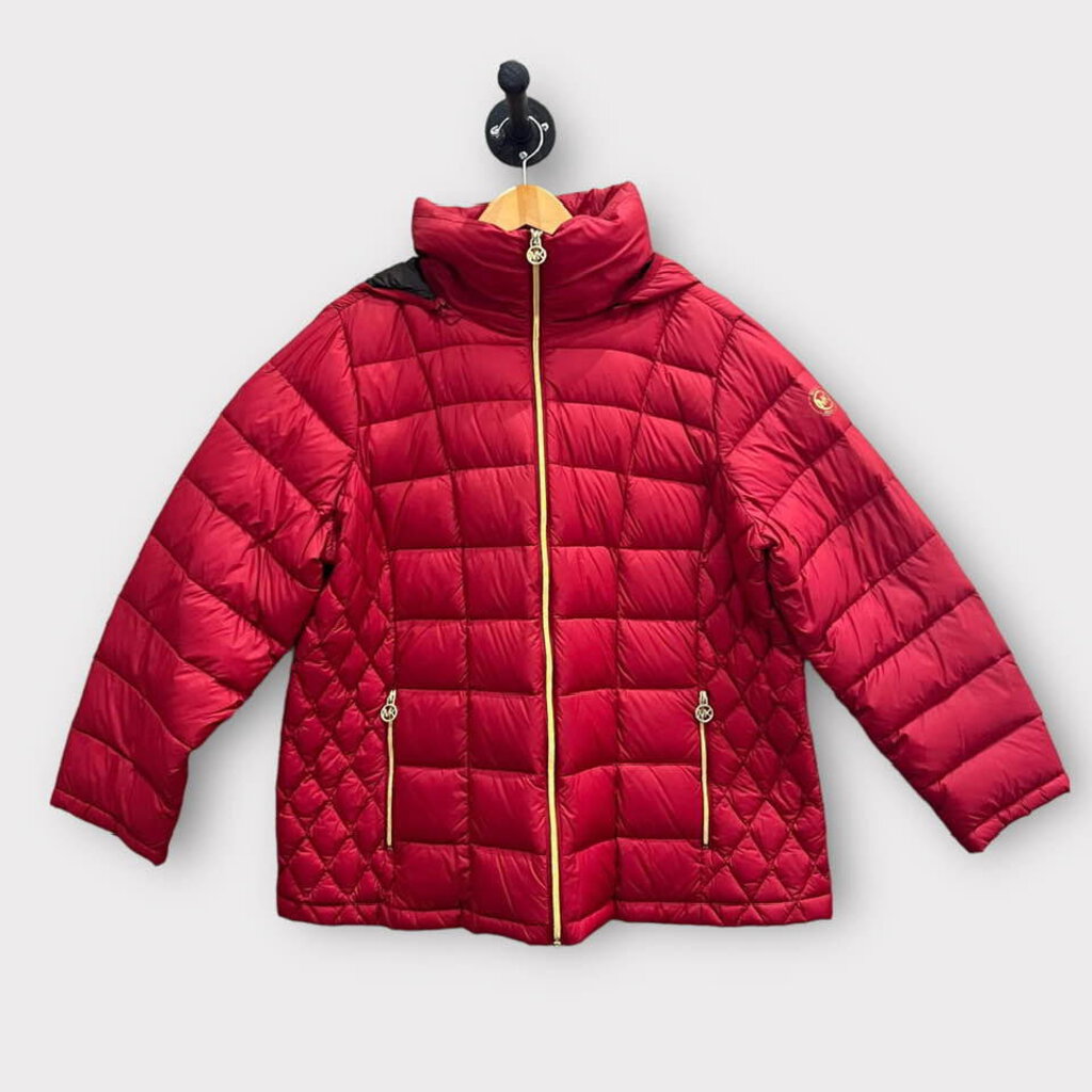 ダウンジャケット・コート Michael By Michael Kors Down Jacket With Hood Michael Kors Packable Quilted Hooded Down Jacket Puffer Coat