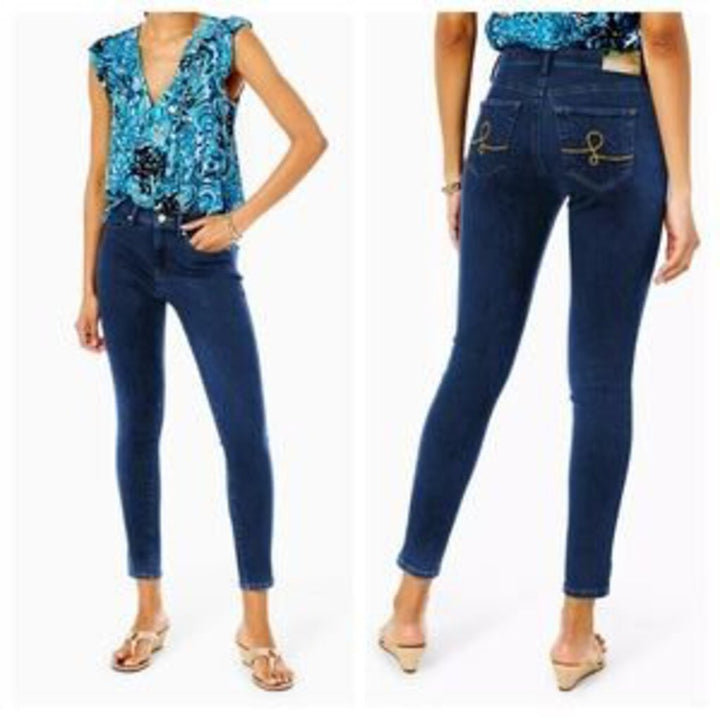 Lilly Pulitzer 29" Eagan High Rise Skinny Jean - Size 10