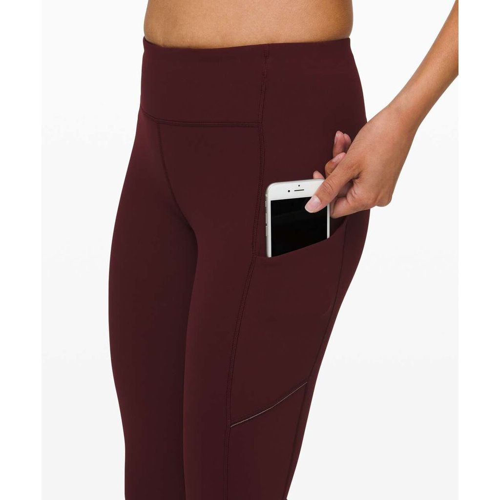 Lululemon Speed Up Tight 25" in Garnet - Size 2