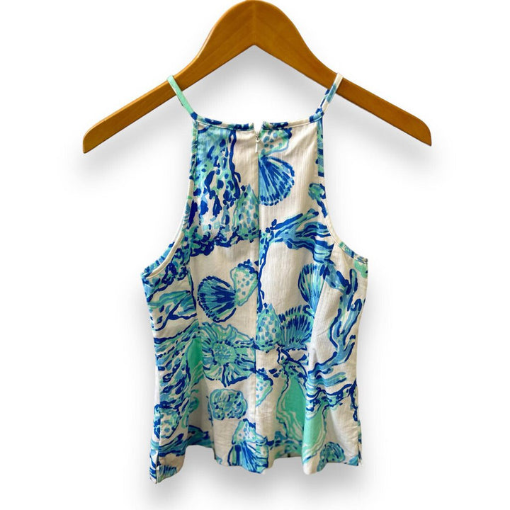Lilly Pulitzer Halter Larina Blouse - Size 0