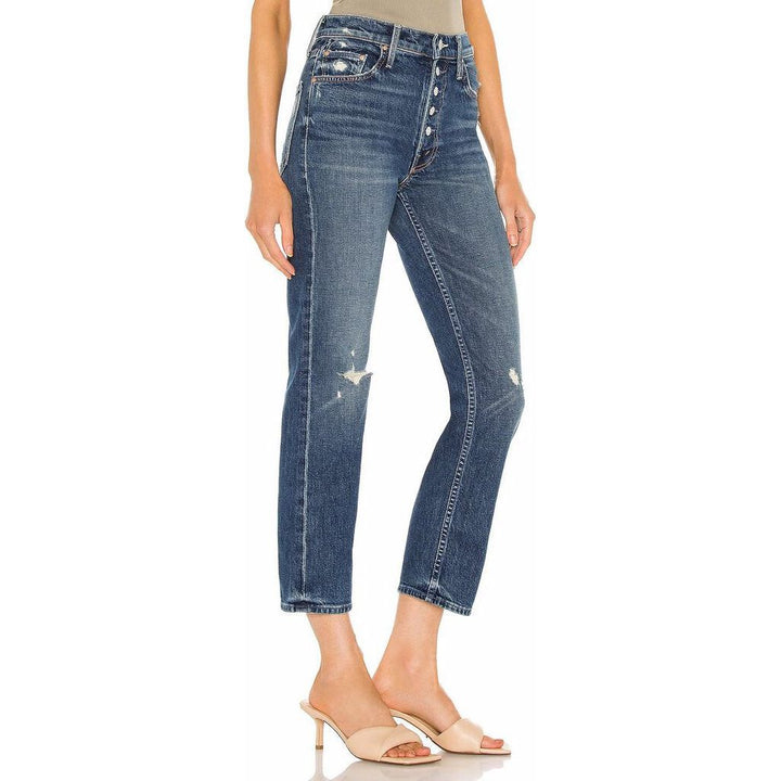 Mother The Pixie Tomcat Ankle Jeans in Born To Bite - Size 24