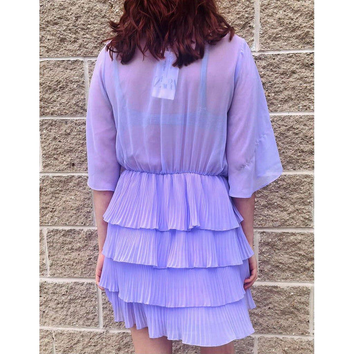 Zara NWT Pleated Dress - Size Medium