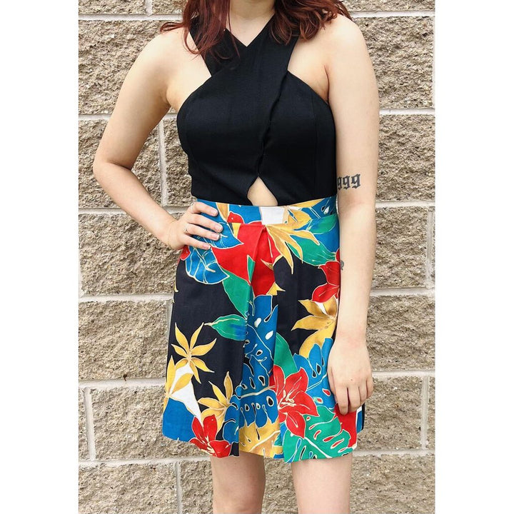 Alice + Olivia Ali Dress in Jungle Hibiscus - Size 4