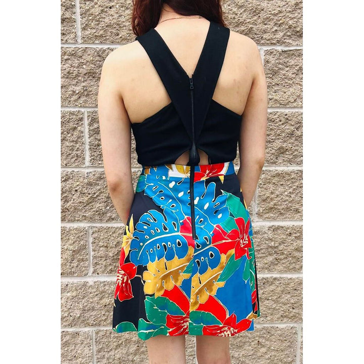 Alice + Olivia Ali Dress in Jungle Hibiscus - Size 4
