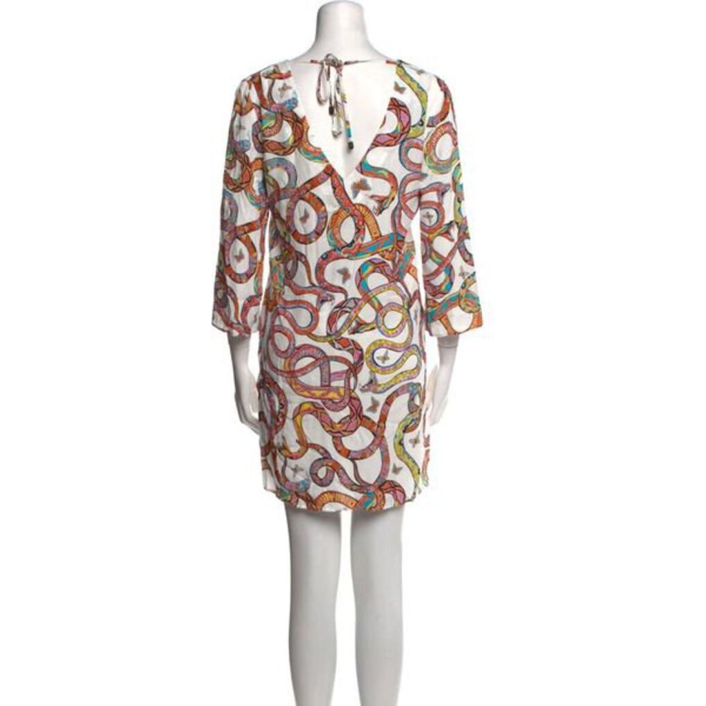 JUST CAVALLI Printed Mini Dress - Size 42