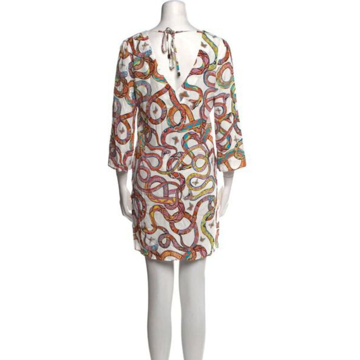 JUST CAVALLI Printed Mini Dress - Size 42