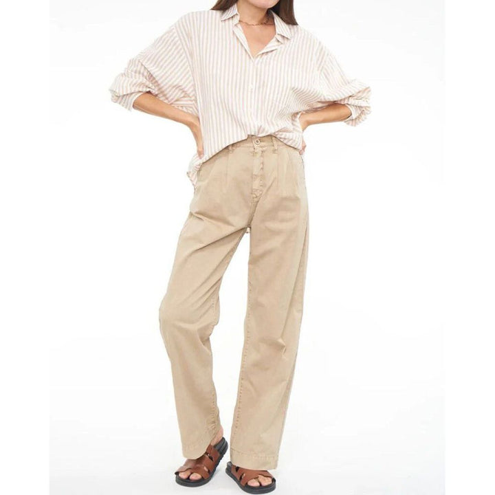 Pistola Ellery High Waist Cotton Wide Leg Trousers - Size 31