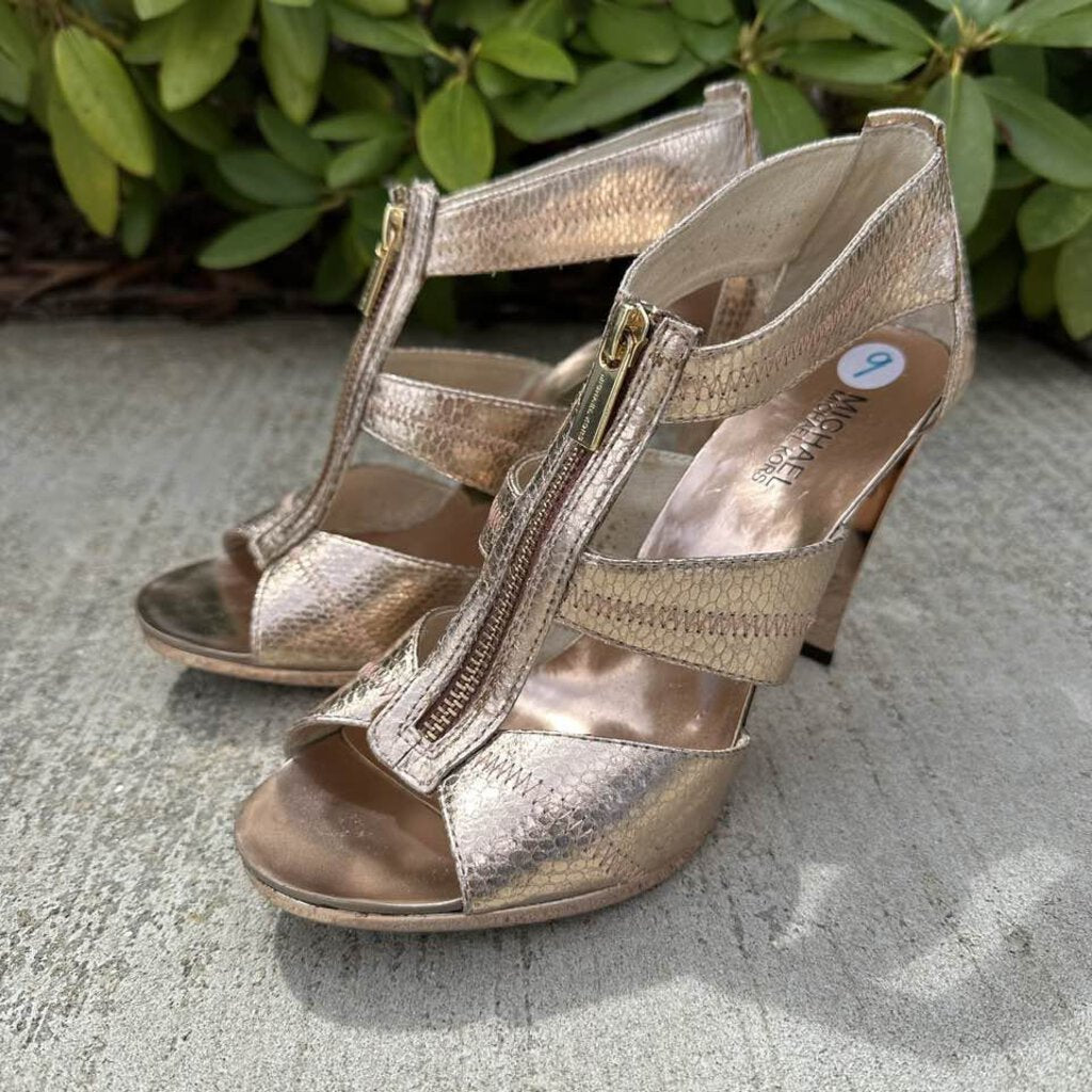 New! Michael Kors soft pink FULTON Moc rose gold-9, image size:1024x1024