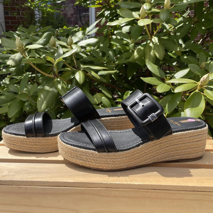 Sam Edelman Carson Platform Wedge Espadrille Slide Sandal - Size 9