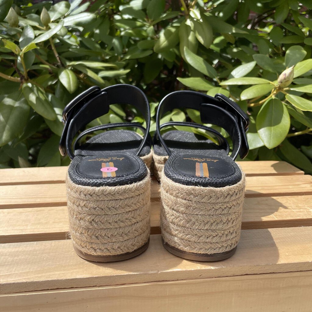 Sam Edelman Carson Platform Wedge Espadrille Slide Sandal - Size 9