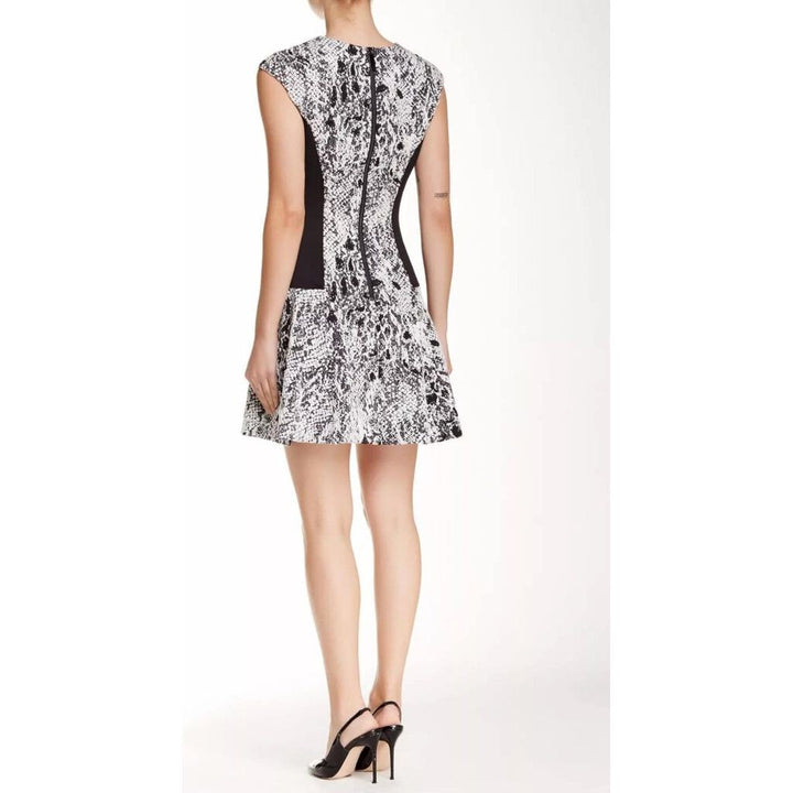 Ted Baker Liri Cap-Sleeve Combo Dress - Size 1