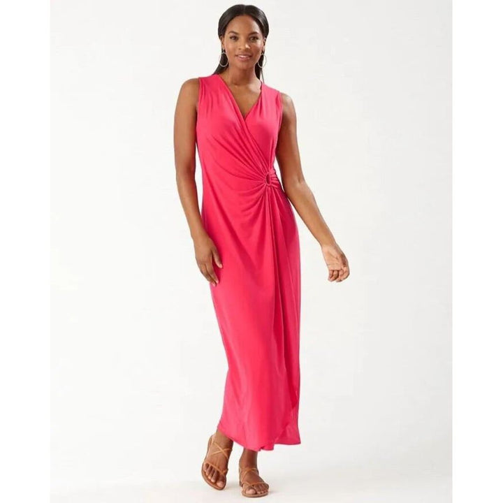 Tommy Bahama NWT Clara Wrap Front Maxi Dress - Size Small