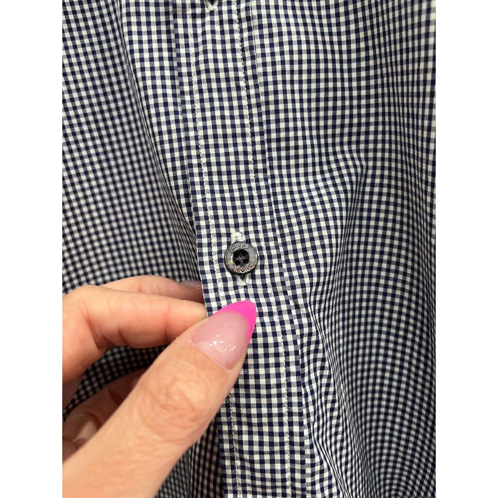 Gucci Men's Slim Fit Button Up - Size XS/S