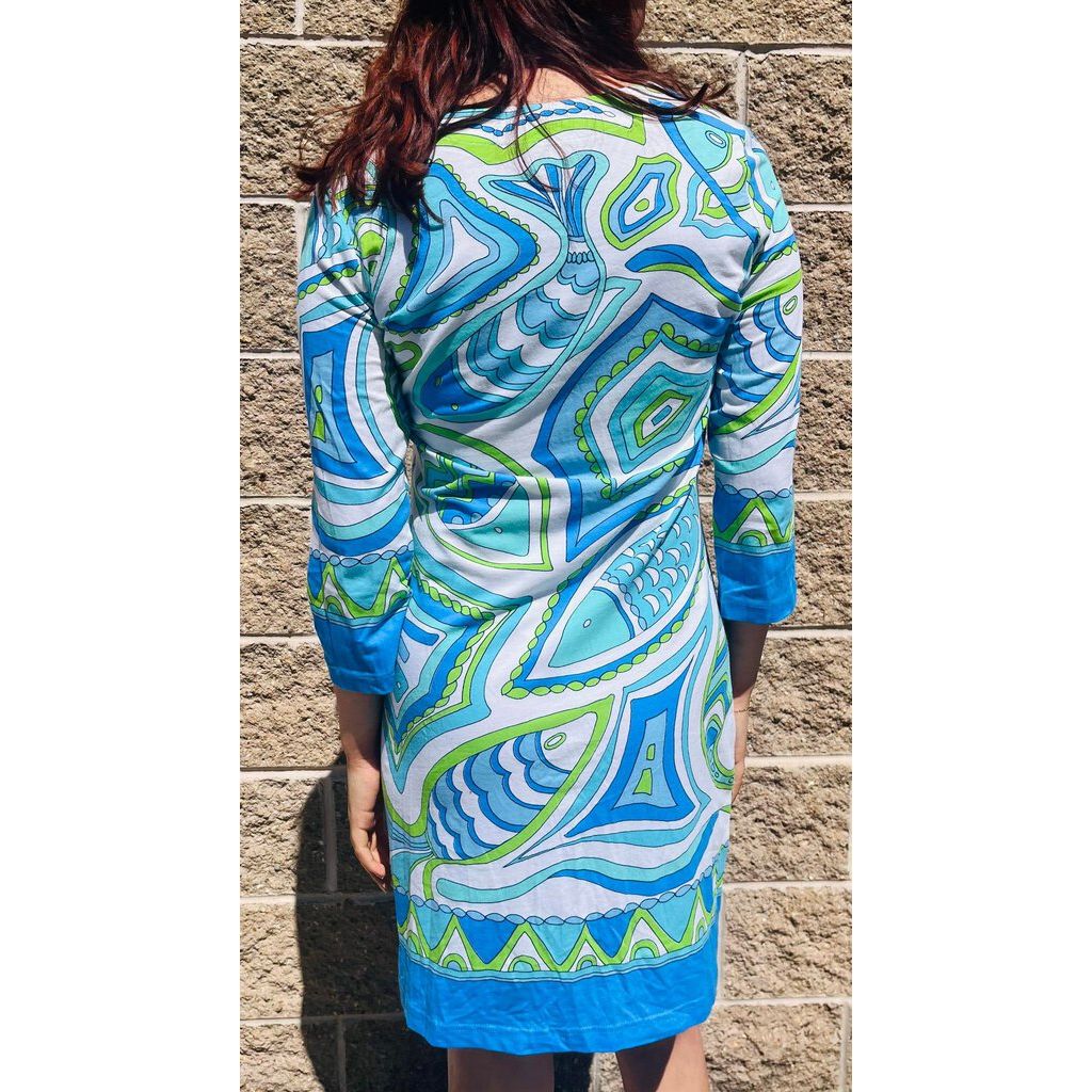 Barbra Gerwit Knit V-Neck Dress - Size Small