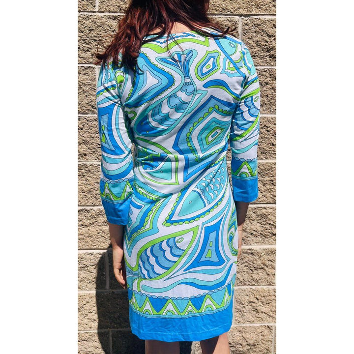 Barbra Gerwit Knit V-Neck Dress - Size Small