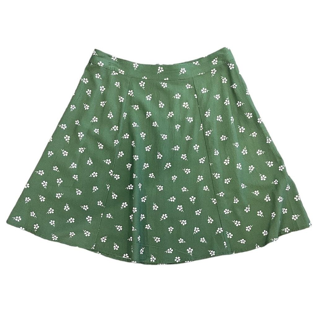 Marine Layer NWT Bonnie Mini Skirt in Green Modern Daisy - Size 4