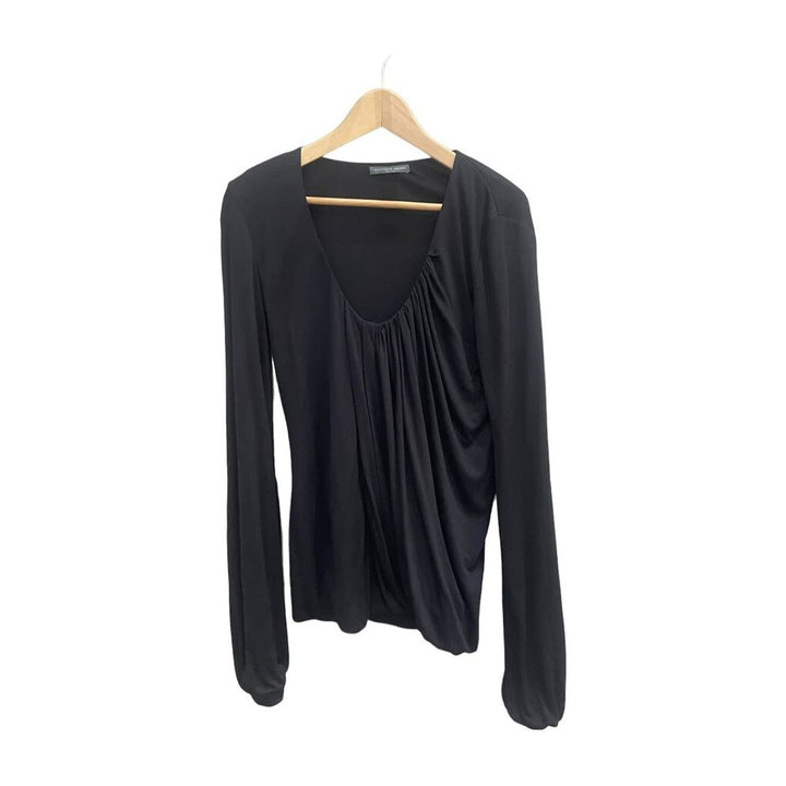 Alexander Mcqueen Drapped Blouse - Size 42