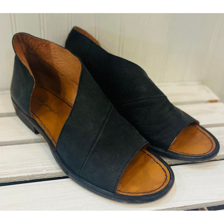 Free People Mont Blanc Sandals in Black - Size 37.5